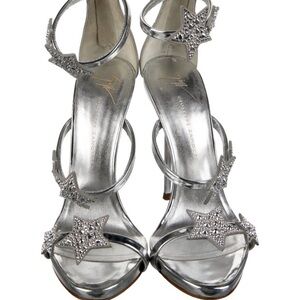 Giuseppe Zanotti Silver Star Heels